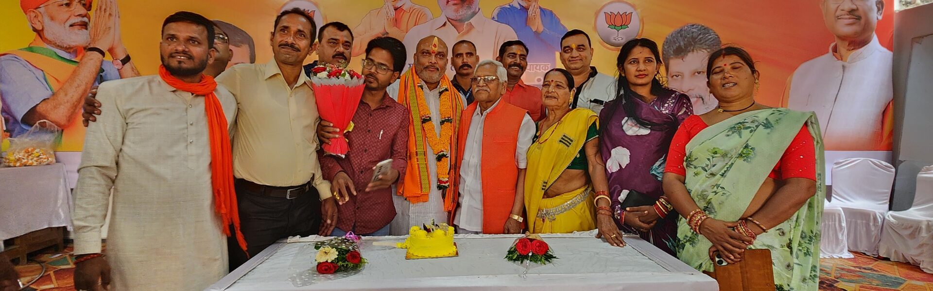 मुख्यमंत्री विष्णु देव साय मध्य प्रदेश अध्यक्ष किरण सिंह देव सहित भाजपा नेताओं ने दी बधाई ।        *विधायक ललित चंद्राकर के जन्म दिवस पर उमड़ा जन सैलाब।