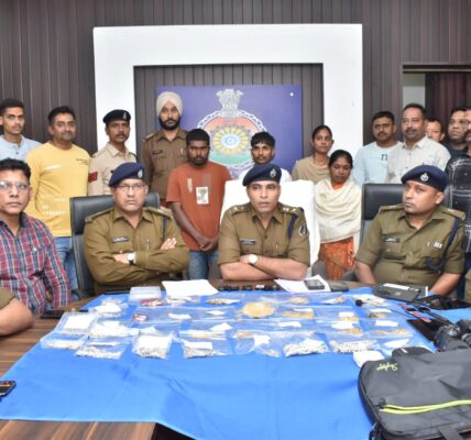 शातिर नकबजन चढे दुर्ग पुलिस के हत्थे ।आरोपियों के कब्जे से_34 लाख 51 हजार रू. के आभूषण पुलिस ने किया जप्त।