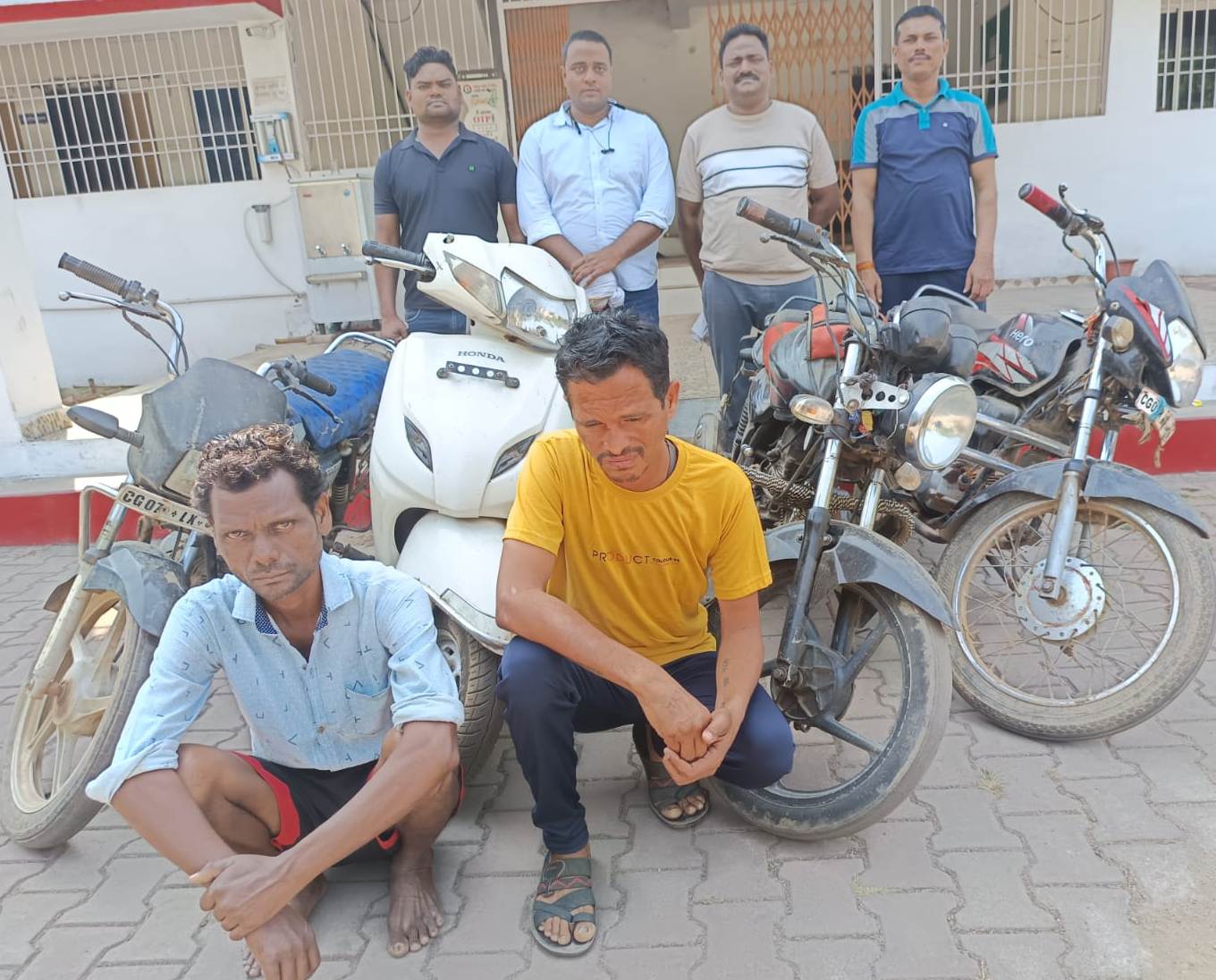 शातिर वाहन चोर चढ़ा दुर्ग पुलिस के हत्थे। 02 आरोपी पुलिस की गिरफ्त में।